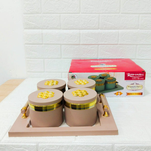 Di0285 Rishabh Phantom Plus 4 – Stylish Multipurpose Container Set with Tray