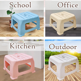 AM6325 ABC UNBREAKBLE PLASTIC STOOL FOR KIDS 28x16cm