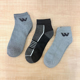 3058 Premium Ankle Athletic Sneaker Length Socks - Pack of 3 Pair