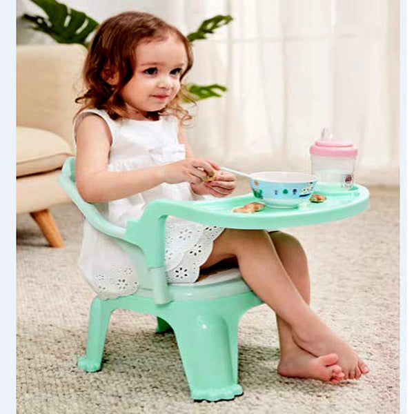 3183 Durable Plastic Baby Chair with Tray for Kids