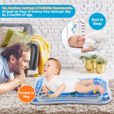 8090 Baby Water Mat Inflatable Baby Play Mat Activity Center for Infant Baby Toys 3 to 15 Months, Baby Gifts for Boys Girls(Assorted Design)