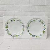 Di0241 Cello Opalware Royale Soupy Noodle Set - 2 Piece Dinnerware with 'Moon Rose' Design