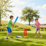 AM6512 Junior Plastic Cricket Kit - No.1 (Includes Bat, Ball, Wickets & Base) - Age 3+