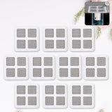 18237 Window Screen Mesh Hole Repair Patch (10×10 CM / 10 Pcs Set)