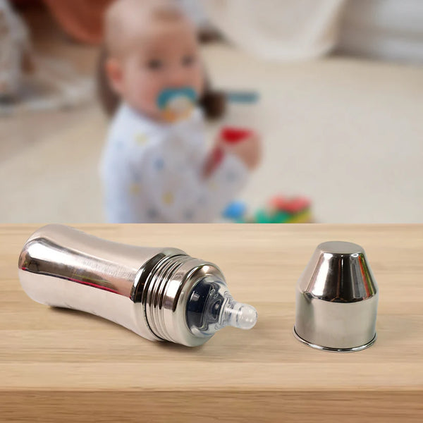 11685 Apex Stainless Steel Little Champ Baby Feeding Bottle (250 ml)