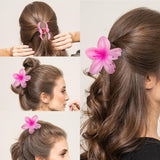 AM1265 Big Daisy Flower Hair Claw for Women/Girls 1 Pcs (Multicolour)