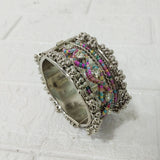 Di0218 Oxidised Silver Plated Kada – Traditional & Stylish Ethnic Bangle