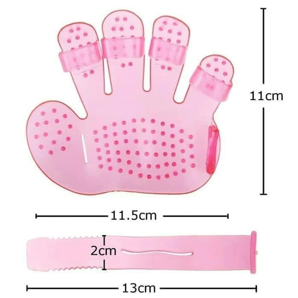 A06750 Pet Grooming Gloves – Gentle & Effective Fur Removal and Massage