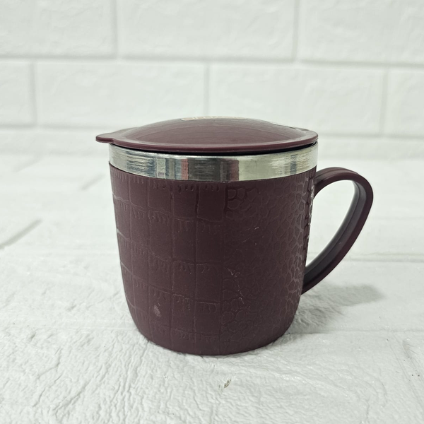 Di0051 Joyful Stainless Steel Tea & Coffee Mug with Lid (Multidesign)