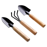 15841 Garden Tool Kit Durable Hand Tools Set with Wooden Handle (3 Pc)