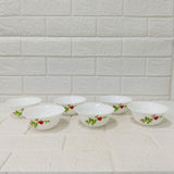 Di0230 Cello Opalware Imperial Rose Veg Bowl Set – 6 Pcs (11.2 cm)