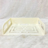 AM6210 ABS TV Setup Box Stand - White