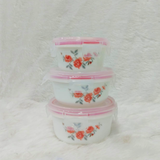 Di0371 Cello Marble-Out Storage Container Set – 3 Pcs