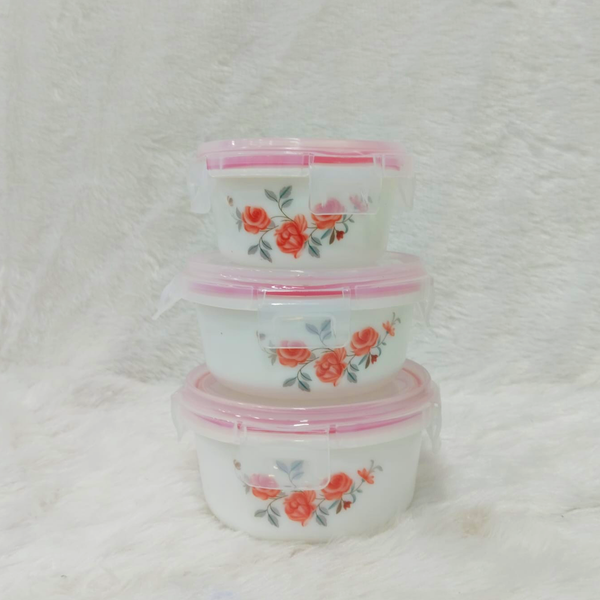 Di0371 Cello Marble-Out Storage Container Set – 3 Pcs