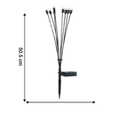 15884 Solar LED Fiber Optic Garden Light - (1 Pc / Mix LED LIght)