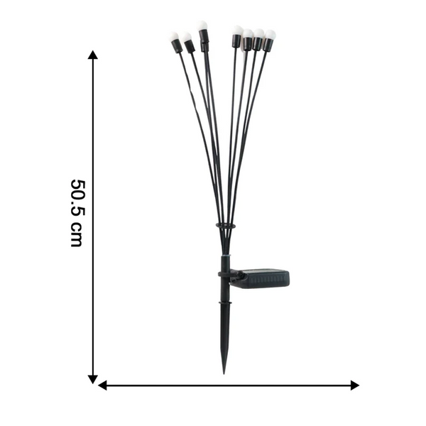 15884 Solar LED Fiber Optic Garden Light - (1 Pc / Mix LED LIght)