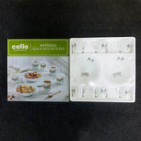 Di0234 Cello Crockery Imperial Quick Bite Set - 8 Piece
