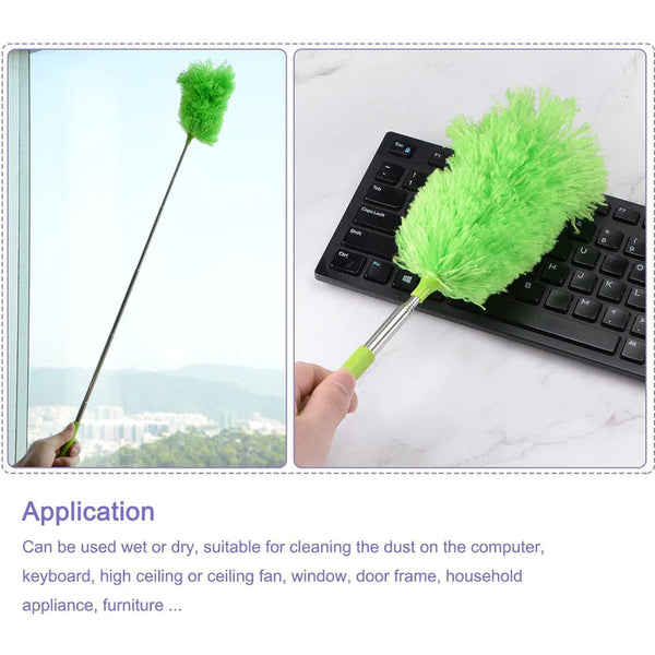 4382 MICROFIBER DUSTER FOR CLEANING, OFFICE, CAR, COMPUTER, AIR CONDITION, WASHABLE DUSTER