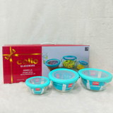 Di0370 Cello Glassware Ornella Mixing Bowl Set | 3-Piece