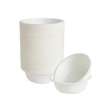 AM5738 Freshee Compostable Round Bagasse Bowl (180ml, Pack Of 10)