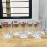 AM5692	Cello Glaze juice tumbler  260ml - 6pcs set