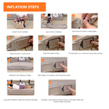 AM6700 Portable Inflatable Bed Folding Lazy Bed – Single Size (198x100x40cm)