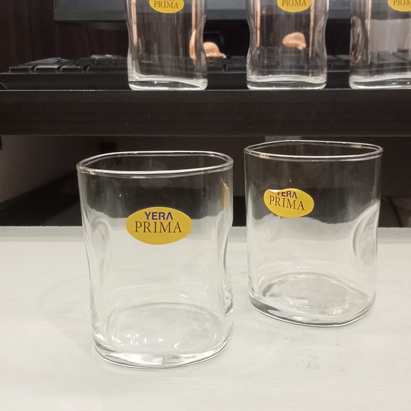 AM5648 YERA Prima Austin Short Zest Glass Tumbler Set of 6 Pcs - Each 250Ml