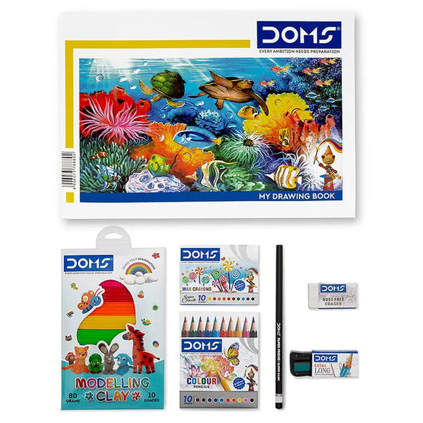 AM6101 Doms fun fiesta Kit - Perfect Value Pack - Kit For School Essentials - Gifting Range For Kids