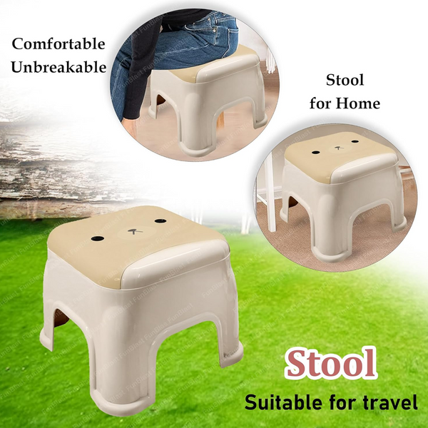 AM6302 Plastic Sitting Stool for Kids – Cute Animal Theme