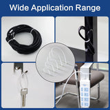 AM5893 White Self locking Nylon Cable Tie - 6 Inch (Pack of 100pcs)