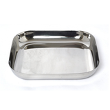 AM6011 Madhuram Stainless Steel Small Square Breakfast Plate