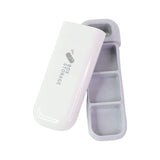 Portable 1 Pc Pill Storage Box with 3 Compartments