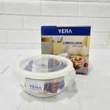 Di0022 Yera Lunch Lock Glass Tiffin Box - 370ml (Each) – Airtight & Leak-Proof