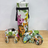A07662 Kids Safari Jungle Theme Boxing Training Set – Punching Bag, Boxing Gloves & Head Guard