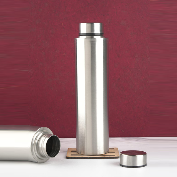 AM6666 Single-Walled Spill-Proof Stainless Steel Water Bottle - 1000ml (Pack of 1)
