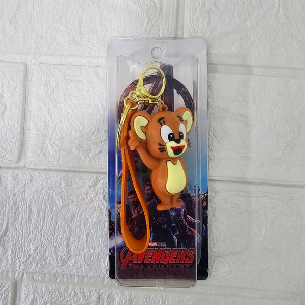 AM6052 Premium 3D Rubber Keychain & Keyrings (Multidesign)-Creative Cartoon Keychain