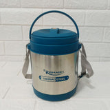 Di0174 Rishabh Sivana 3 Thermo Steel Lunch Box with Virgin Plastic Outer Case