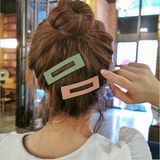 AM1089 Miss Beauty 10pcs Cute Matte Multicolor Hair Clip Set