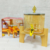 AM6275 High Borosilicate Glass Juice Dispenser with Wooden Stand – 1 Pc