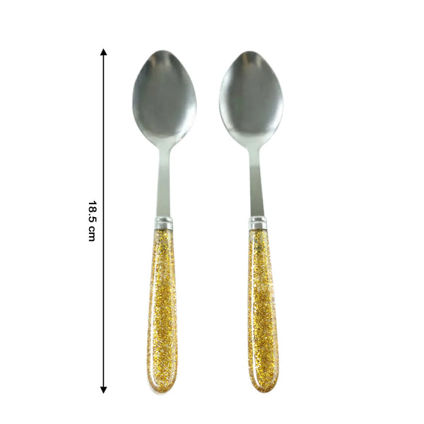 10873 Premium Stainless Steel Dining Spoon Set (Pack of 2)