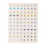 4320 Smart Switch Icon Sticker Sheet (1 Sheet, 88 Icons)