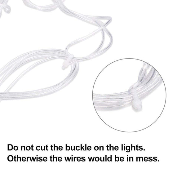 Di0064 12 Diyas Window Curtain LED Lights - 6x6 (Multicolour)