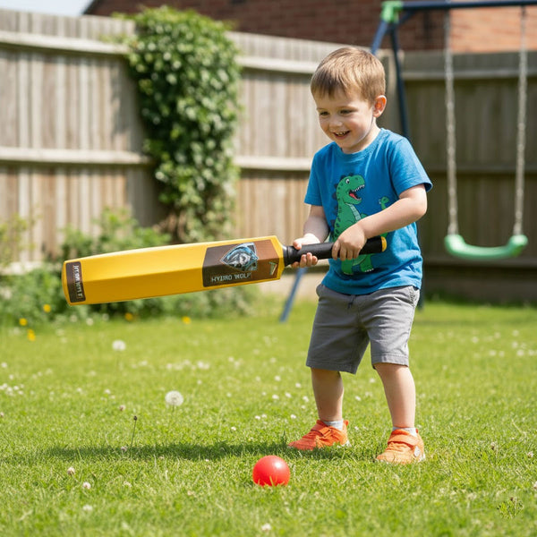 AM6508 Head Wolf Legend Plastic Sports Cricket Bat - for Kids (Age 3+)