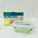 AM6199 Borosil Klip N Store Rectangular Glass Container - 370 ml with Air Tight Lid