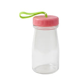 9866 Premium Glass Bottle with Leak-Proof Lid 300 ML