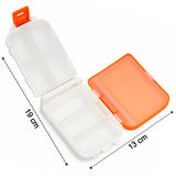 14824 Portable Dual-Sided Pill Organizer Box (1 Pc)