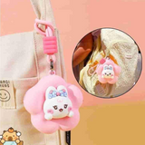 AM6301 Soft Silicone Coin Pouch – Cute Animal Design Mini Purse with Strap