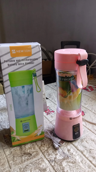 0138 Portable Electric USB Juice Maker Bottle (380 ML)