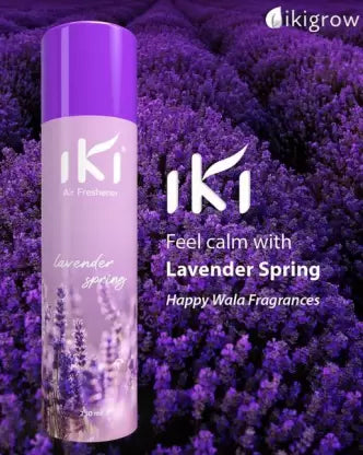 Am0265 IKI Air Freshener Sprays, Lavender Spring, Nature Inspired ,250ML-1 pc