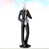 AM6134 Modern Saxophone Sculpture – Stylish Musician Figurine for Home & Office Décor